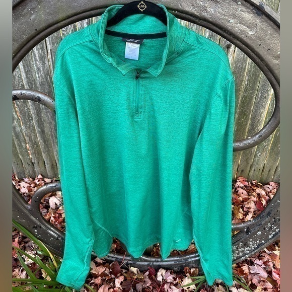 Jockey Sport Men’s Performance Half‎ Zip Pullover (Green) (NWOT) - Picture 1 of 9